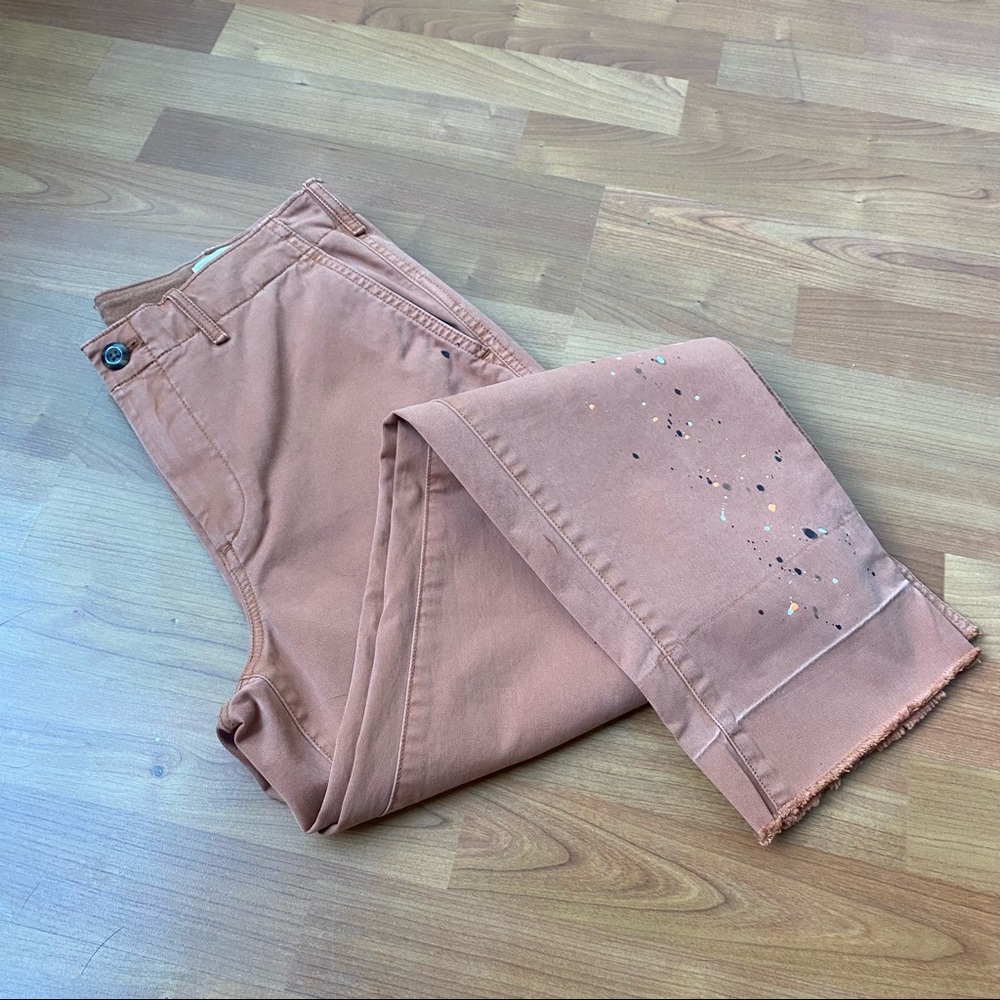 Burnt Orange Straight Leg Khaki | GAP